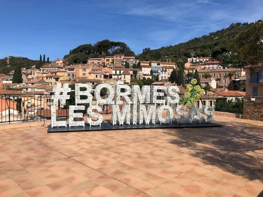 Appartamento Agreable T3, Bormes Les Mimosas Esterno foto